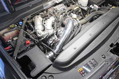 HPS Cold Air Intake Kit with Heat Shield Chevy 2017-2019 Silverado 3500 HD 6.6L V8 Duramax Diesel Turbo L5P