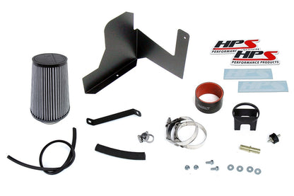 HPS Performance HPS Shortram Air Intake Kit with Heat Shield Subaru 2018-2025 Crosstrek 2.0L Non Turbo, 827-684