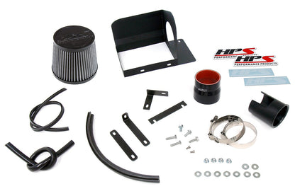 HPS Performance HPS Shortram Air Intake Kit 2014-2018 Mazda Mazda3 2.0L, Skyactiv, Includes Heat Shield, 827-686