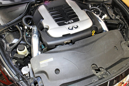 HPS Performance HPS Shortram Air Intake Kit 2014-2019 Infiniti Q70 5.6L V8, Includes Heat Shield, 827-688