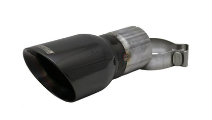 Corsa Performance Single Universal 3.0in Inlet / 4.0in Outlet Black PVD Pro-Series