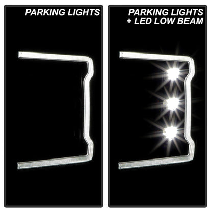 Spyder Ford F-250/F-350/F450 17-18 Full LED Headlights Chrome PRO-YD-FS17HALAP-SEQ-BK 5087430