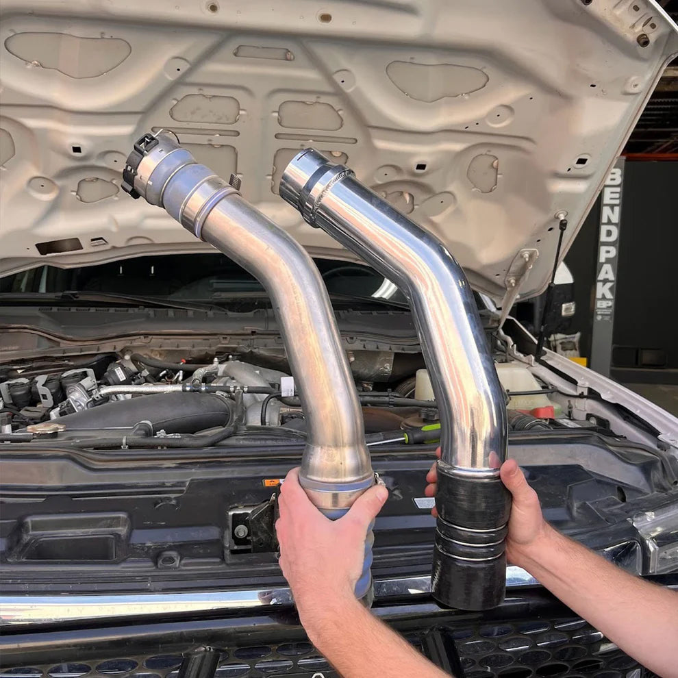 S&B Hot Side Intercooler Pipe for 2011-2015 Ford F250 / F350 6.7L Powerstroke