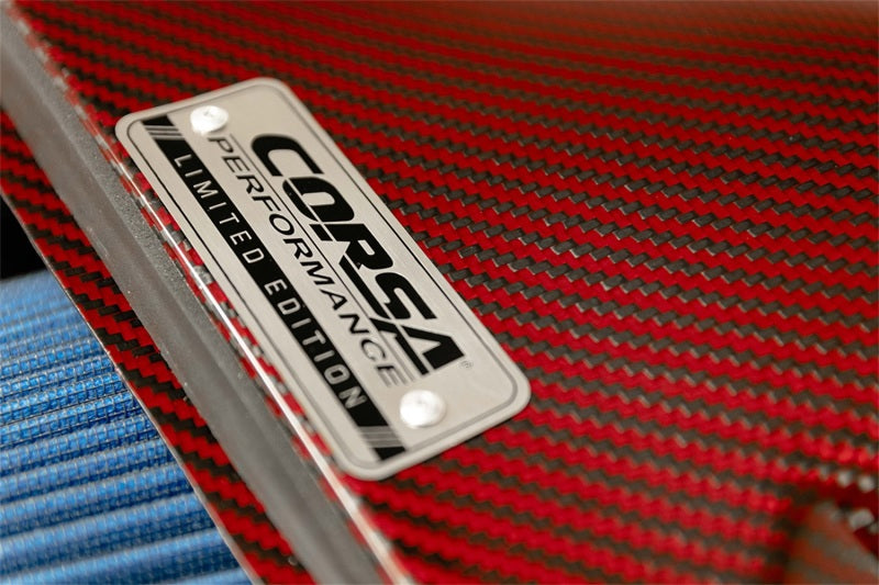 Corsa 15-19 Chevrolet Corvette C7 Z06 6.2L V8 Red Carbon Fiber Air Intake (Does Not Fit ZR1) 44002-R