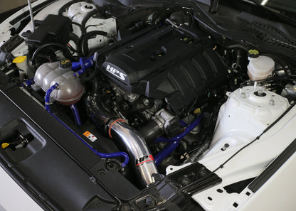 HPS Performance HPS Cold Air Intake Kit 2015-2017 Ford Mustang Ecoboost 2.3L Turbo, Polish