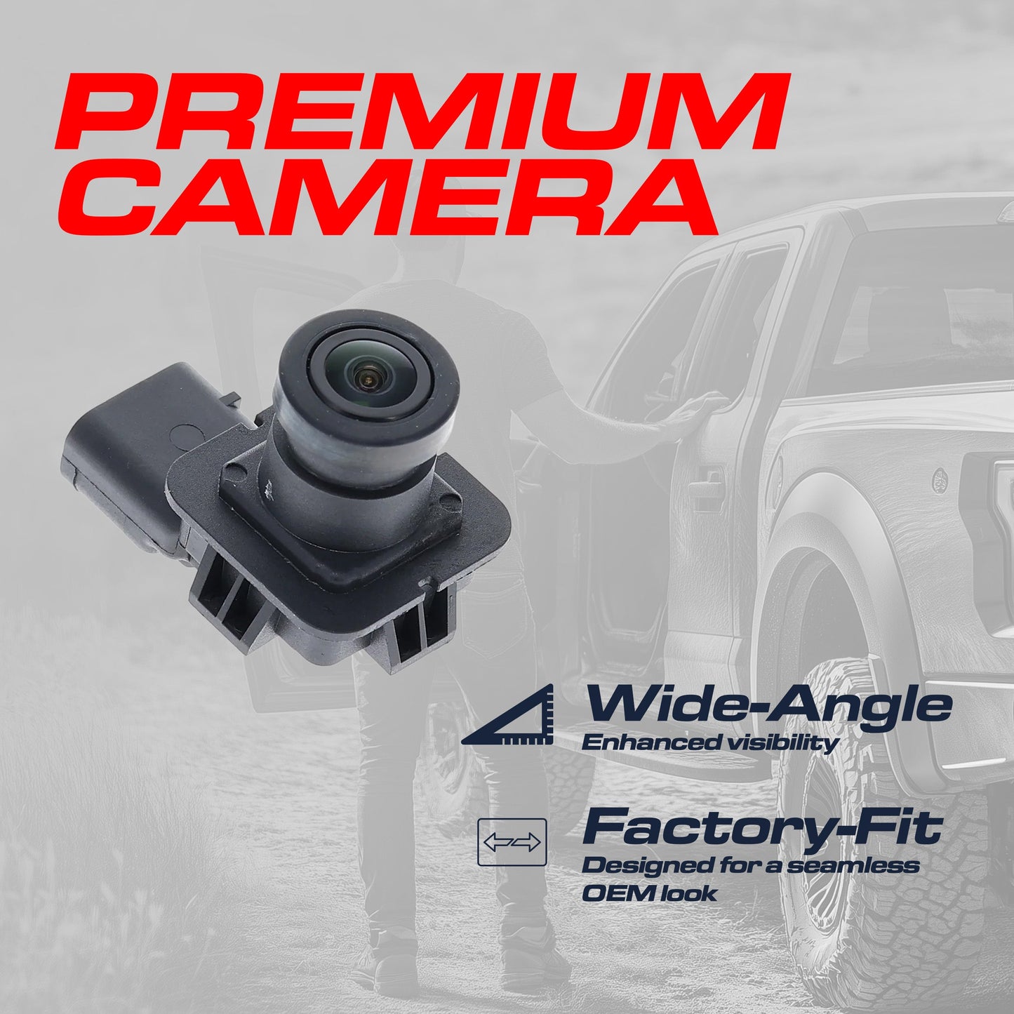 Ford Fiesta Hatchback, Fiesta ST (2018-2019) OEM Replacement Backup Camera OE Part # D2BZ-19G490-E