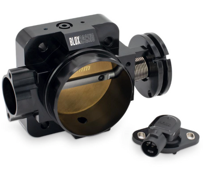 BLOX Racing Honda B/D/H/F Series Engines 70mm Black Billet Throttle Body V2 BXIM-00202-BK-V2