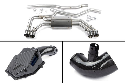 Dinan G0x X3/X4 M40i Foundation Package (F) Carbon Intake / Black Exhaust / Turbo Inlet