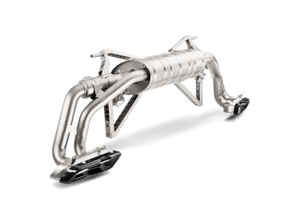 Akrapovic 16-17 Audi R8 5.2 FSI Coupe/Spyder Slip-On Line (Titanium) w/ Carbon Titanium Tips S-AUR8SO3-T