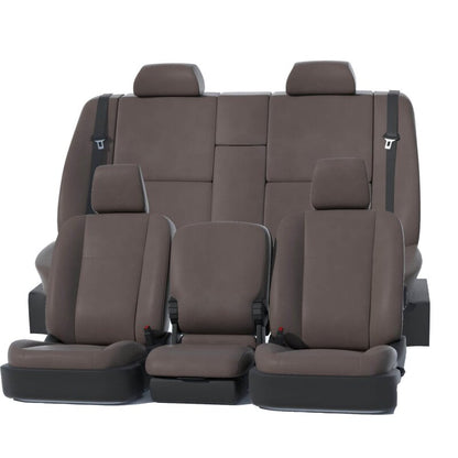 Covercraft 24-25 Ford F250-F550 Leatherette PrecisionFit Custom Front Row Seat Covers - Stone GTF4422ABLTSN