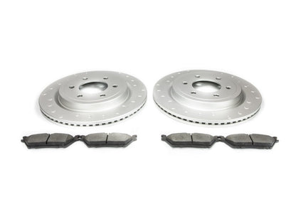 Alcon 2017+ Gen 2 Ford Raptor/F-150 Rear Pads and Rotors Upgrade Kit (Use with Stock Calipers) BKR3430X1227