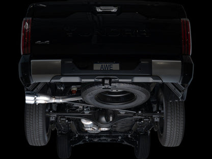 AWE Tuning AWE 0FG Exhaust for 3rd Gen Toyota Tundra - Dual Chrome Silver Tips 3015-32063