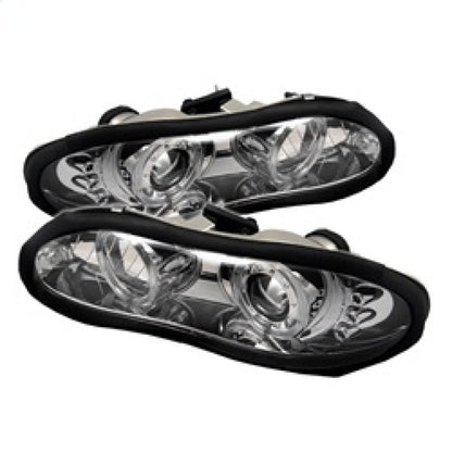 Spyder Chevy Camaro 98-02 Projector Headlights LED Halo LED Chrm - Low H1 PRO-YD-CCAM98-HL-C 5009241
