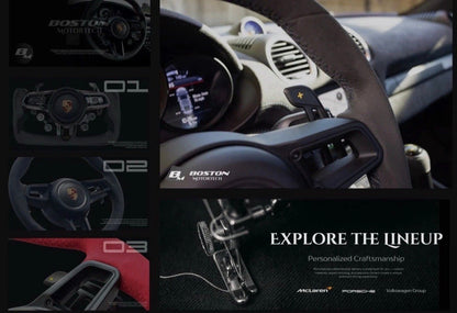 Porsche GT3RS Steering Wheel Trim Cover for 991.2 / 718.1