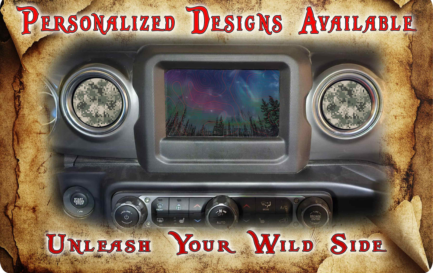 Camo Steering wheel decal 227