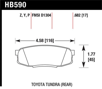 Hawk LTS Street Brake Pads