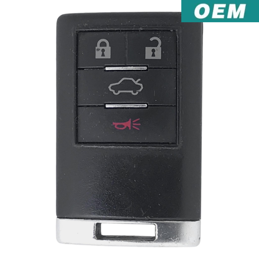 Cadillac CTS DTS 2008-2013 OEM 4 Button Remote OUC6000066 | Driver 1