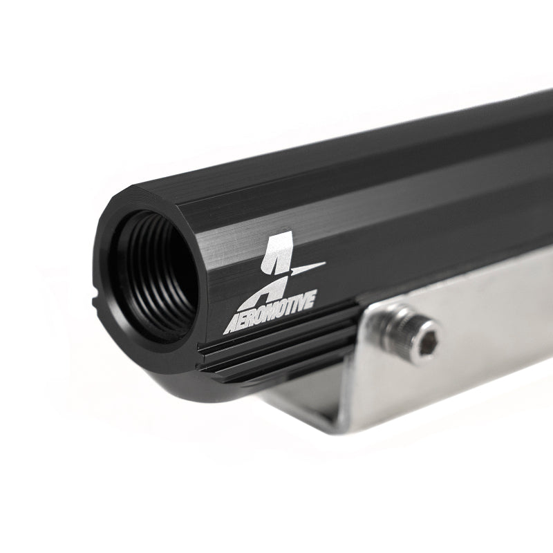Aeromotive 02-14 WRX / 07-20 STI Top Feed Fuel Rails - Black 14169