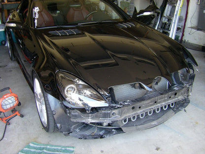 Spyder Mercedes Benz SLK 05-10 Projector Headlights Halogen Model- DRL Blk PRO-YD-MBSLK05-DRL-BK 5032546
