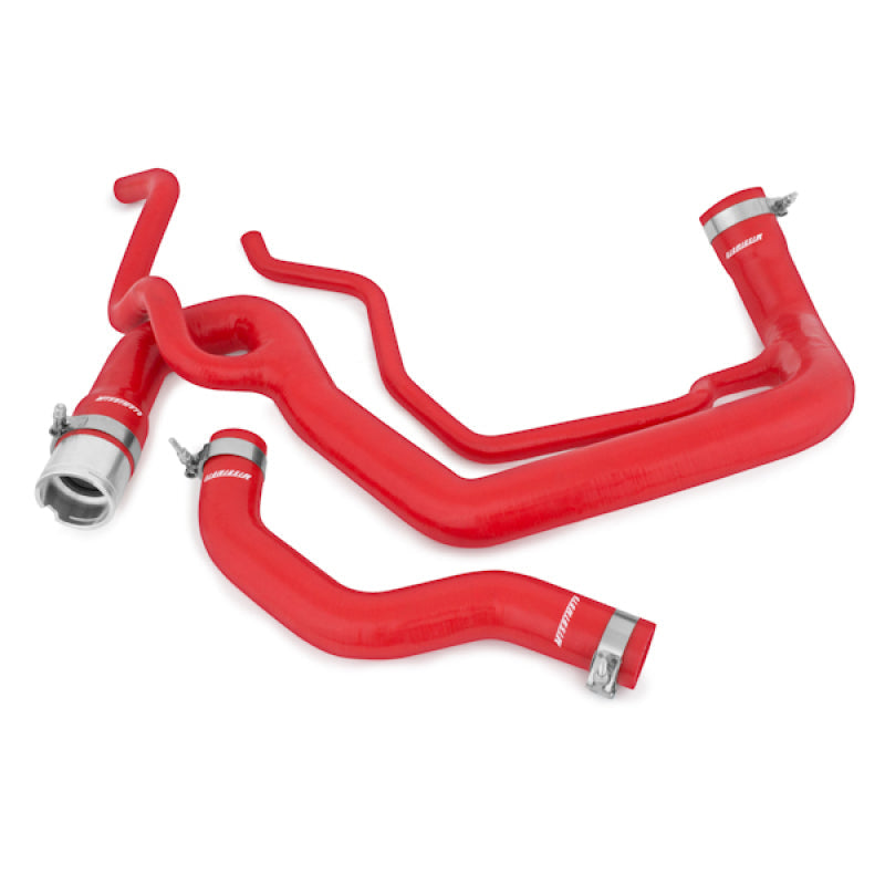 Mishimoto Upper &amp; Lower Silicone Hose Kit 2006-2010 Duramax LBZ LMM 6.6L - RED