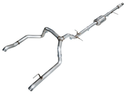 AWE Tuning AWE 4th Gen GM 1500 5.3L 0FG Catback Split Rear Exit (w/ Bumper Cutouts) - OE Tips 3015-31200