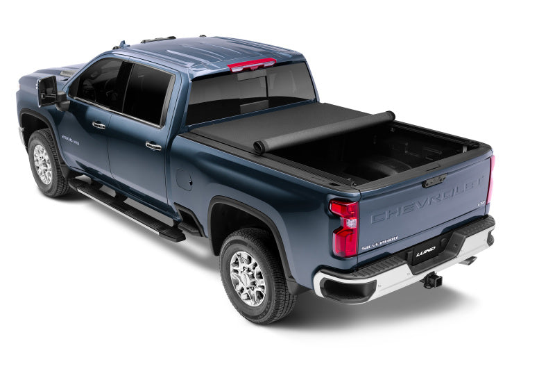 Lund 15-19 Sierra Silverado 2500/3500 (8ft. Bed) Genesis Elite Roll Up Tonneau Cover - Black