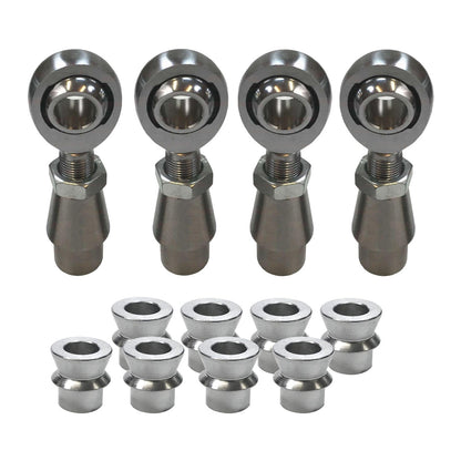 Sway Bar Link Fab Kit -  1/2" Chromoly Heim - 1" OD Tubing