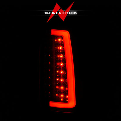 ANZO 1999-2000 Cadillac Escalade LED Taillights Black Housing Clear Lens Pair 311344