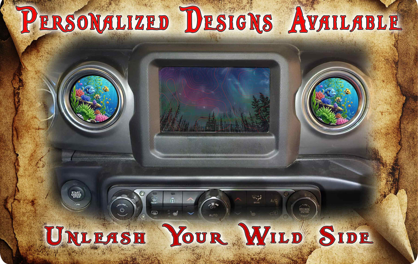 Steering wheel decal reef life 133
