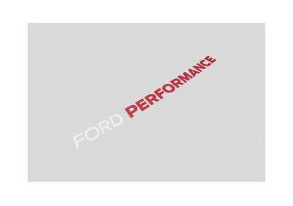 Ford Racing Ford Performance Bronco Windshield Banner - White/Red M-1820-BRR