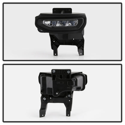 Spyder 16-18 GMC Sierra 1500 OEM Style Full LED Fog Light w/Switch - Clear (FL-GS2016-LED-C) 9043222