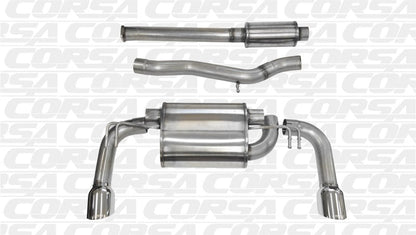Corsa Performance 08-14 Mitsubishi Lancer Evolution X Sedan 2.0L Polished Sport Dual