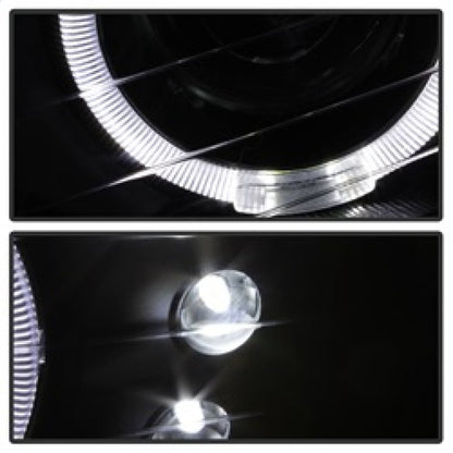 SPYDER xTune Chevy Silverado 1500/2500 99-02 Bumper Projector Headlights - LED - Black PRO-JH-CSIL99-SET-BK 9036781