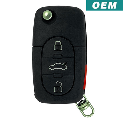 Audi 2000-2002 OEM 4 Button Flip Key MYT3X7733 / 8Z0 837 231 B
