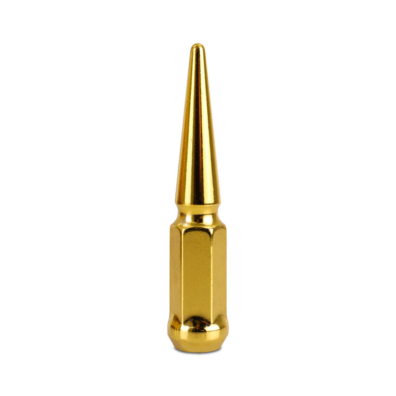 Mishimoto Steel Spiked Lug Nuts M14 x 1.5 24pc Set Gold