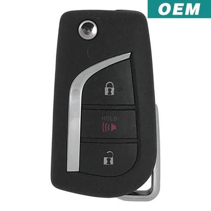 Toyota C-HR 2020-2021 OEM 3 Button Flip Key Remote MOZB3M2F2L (89070-4F082)