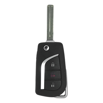 Toyota C-HR 2020-2021 OEM 3 Button Flip Key Remote MOZB3F2F2L (89070-10082)