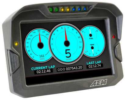 AEM Electronics Digital Dash, CD-7L, Carbon Housing, Data Logging, CAN Bus, Kit