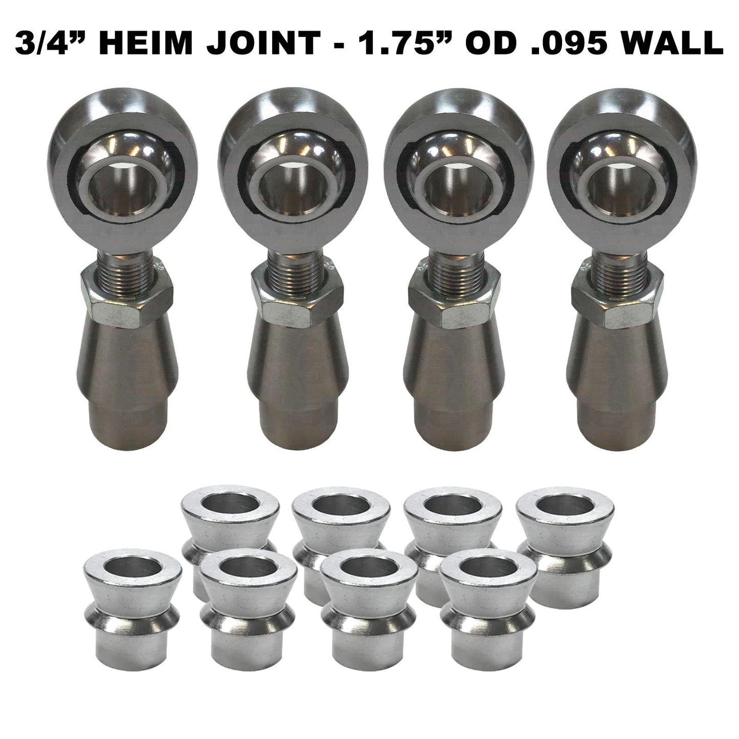 Sway Bar Link Fab Kit -  3/4" Chromoly Heim - 1.75" OD Tubing