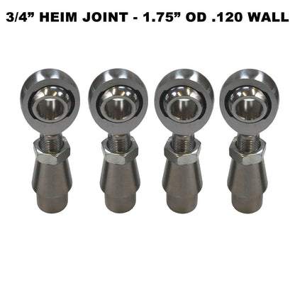 Sway Bar Link Fab Kit -  3/4" Chromoly Heim - 1.75" OD Tubing