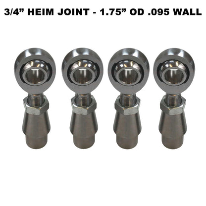 Sway Bar Link Fab Kit -  3/4" Chromoly Heim - 1.75" OD Tubing