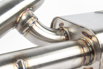 Dinan Free Flow Axle-Back Exhaust - 2020-2024 BMW M340i/M440i Stainless Steel - Black Tips - G20 / G22 / G23 / G26