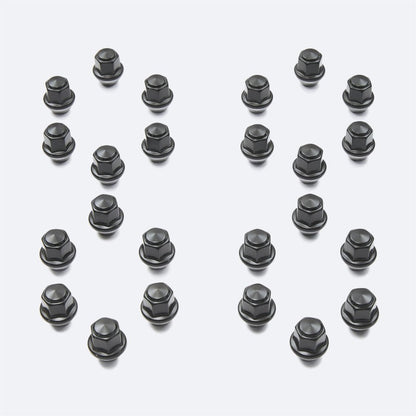 Ford Racing M14 x 1.5 Black Lug Nut - Set of 24 M-1012K-F15B