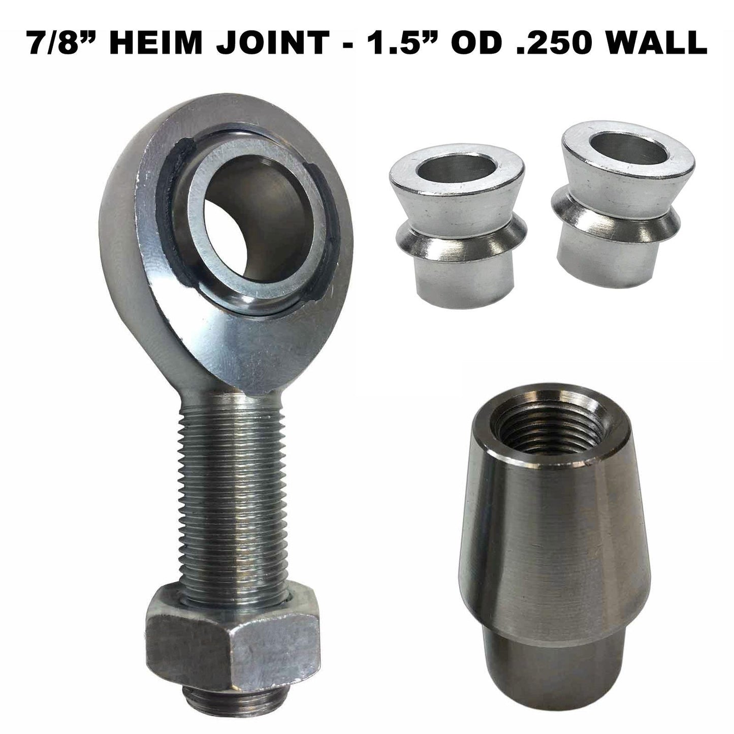 Single Joint Rod End - 7/8" Chromoly Heim - 1.5" OD Tubing
