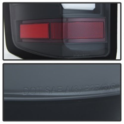 Spyder Chevy 1500 14-16 Light Bar LED Tail Lights Blk ALT-YD-CS14-LBLED-BK 5079985