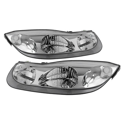 SPYDER Xtune Satun Sc Series Coupe 2001-2002 OEM Style Headlights Chrome HD-JH-SASC-01-C 9029721