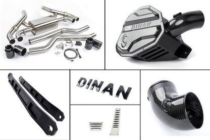 Dinan G2x M340i/M440i Experience Package (E) Carbon Intake / Black Exhaust / Turbo Inlet / Strut Braces / ZF8 Pedal Pads