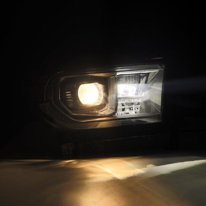 AlphaRex 07-13 Toyota Tundra / 08-17 Sequoia LUXX-Series LED Proj HL Blk w/Actv Lgt Seq. Sig + DRL 880823 *Discontinued