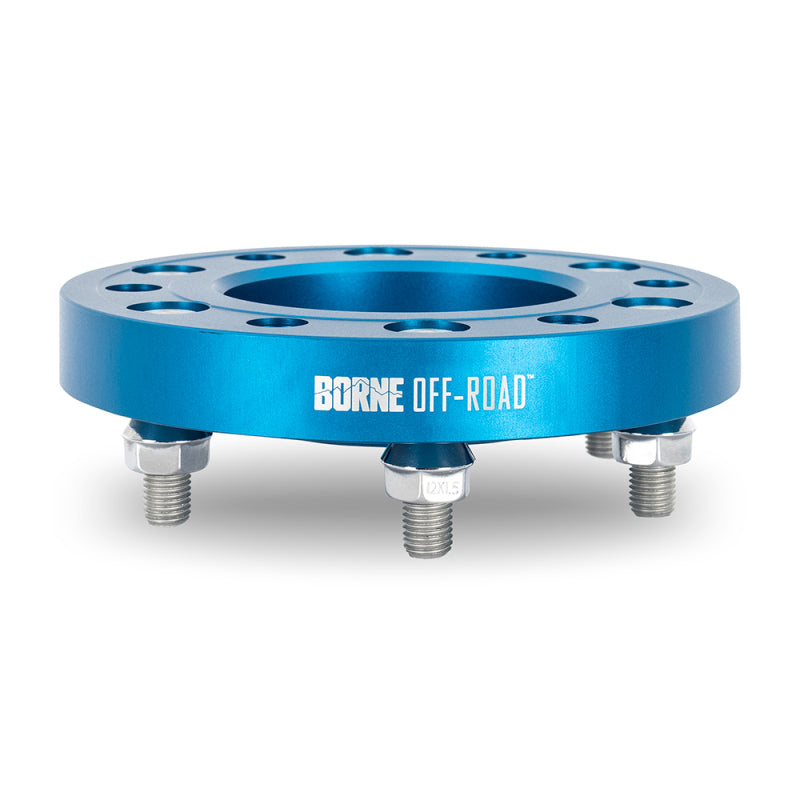 Borne Off-Road Wheel Spacers - 6x139.7 - 78.1 - 50mm - M14x1.5 - Blue BNWS-005-500BL