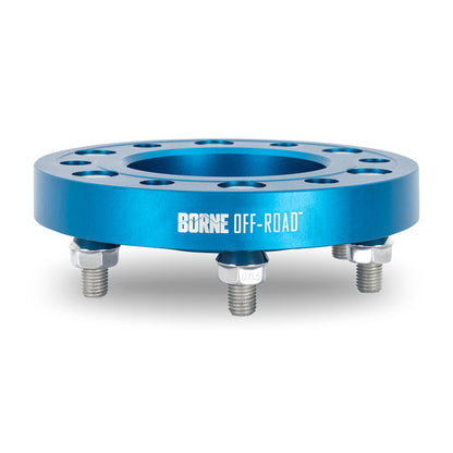 Borne Off-Road Wheel Spacers - 6x139.7 - 78.1 - 50mm - M14x1.5 - Blue BNWS-005-500BL